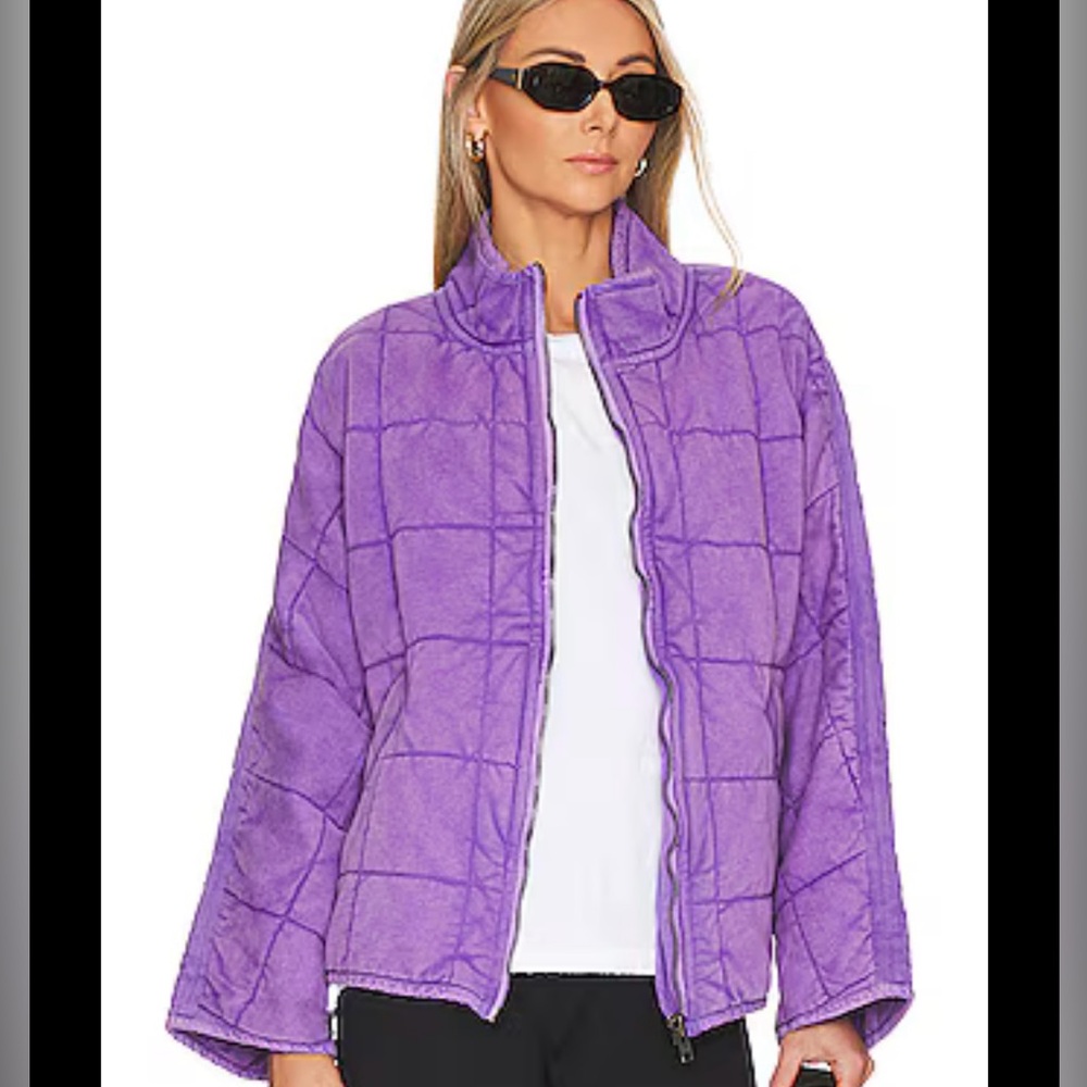 Free People Quilted Doleman Jacket Size Large